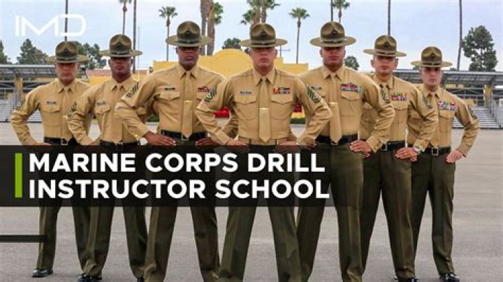 What is a Marine drill instructor hat called?