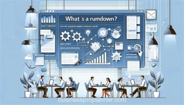 What is a rundown in business?
