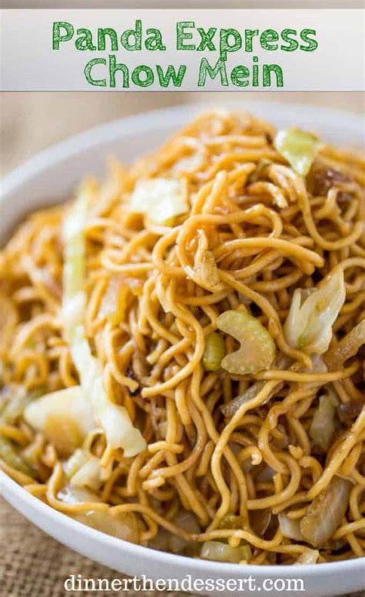 What is in the chow mein at Panda Express?