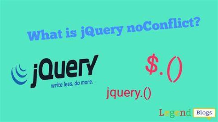 What is jQuery noConflict?