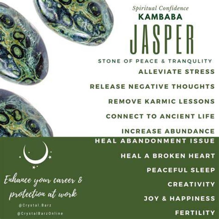 What is Kambaba Jasper good for?