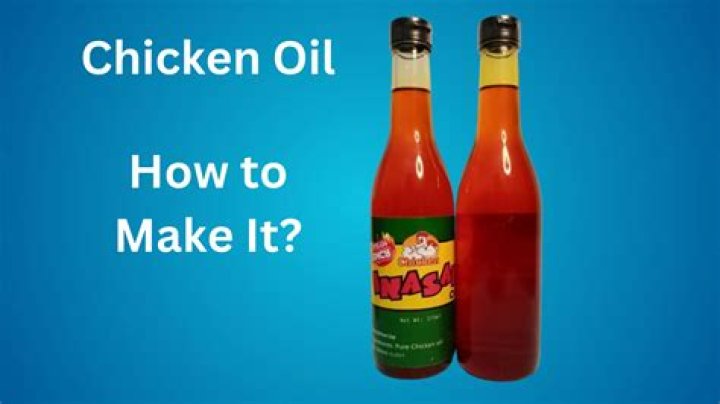 What is Mang Inasal chicken oil made of?
