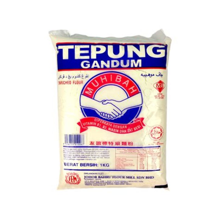 What is meaning of Tepung gandum in English?