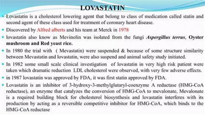 What is Mevastatin used for?