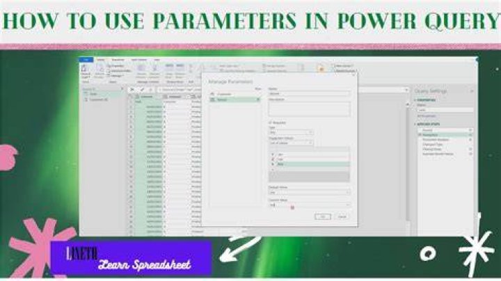 What is parameters in power query?