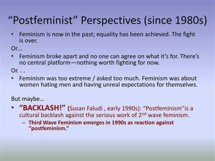 What is Postfeminism theory?