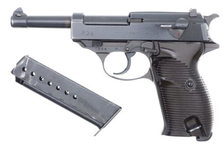 What is the caliber of a Walther P 38?