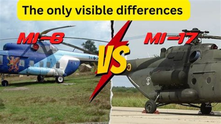 What is the difference between Mi 8 and Mi-17 helicopter?