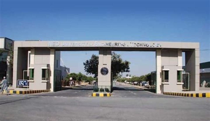What is the rank of NED University in Pakistan?