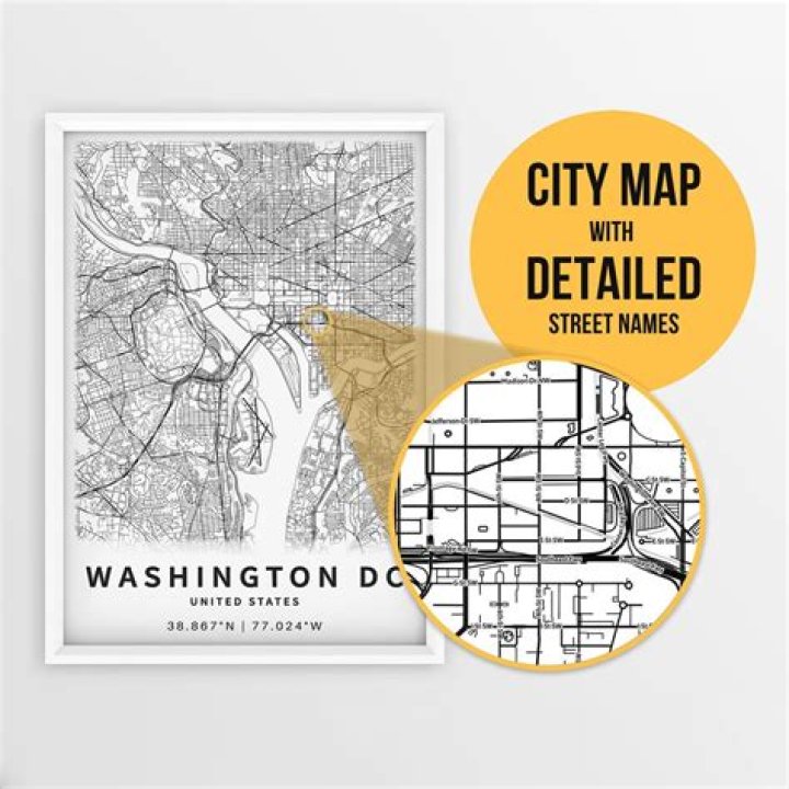 What is the street layout of Washington DC?