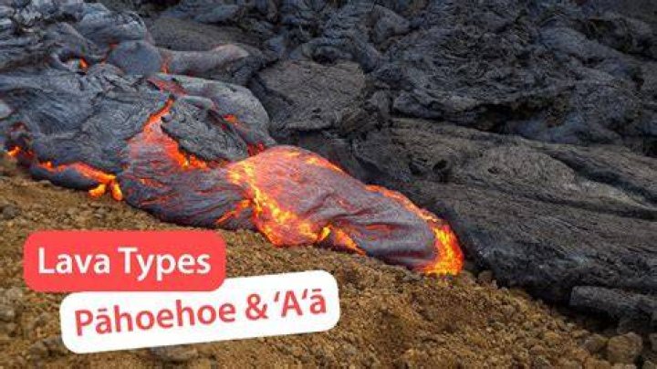 What is the texture of pahoehoe lava?