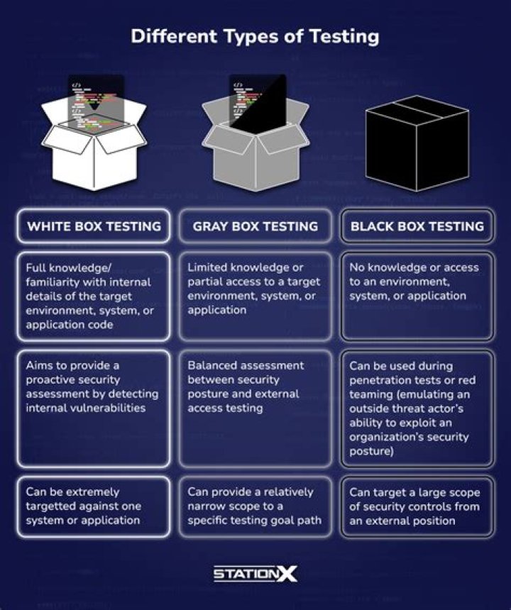 What is white-box and GREY box testing?