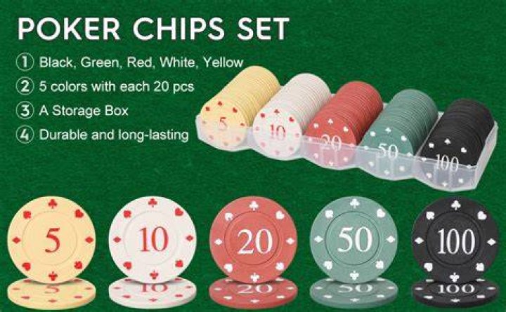 What poker chips are used in the WSOP?