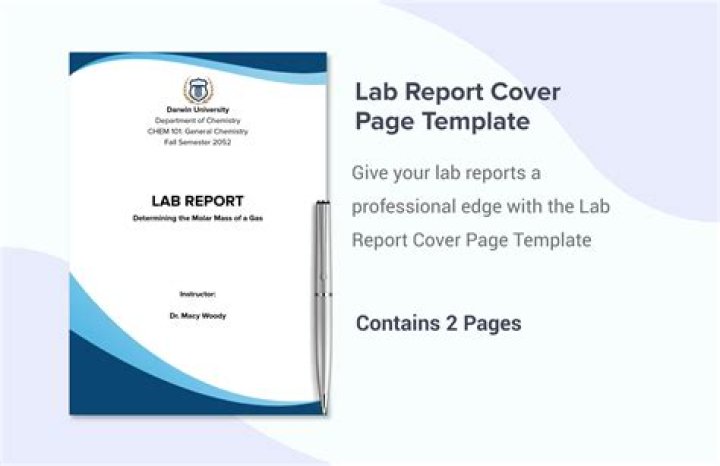 What should be on a cover page for a project?