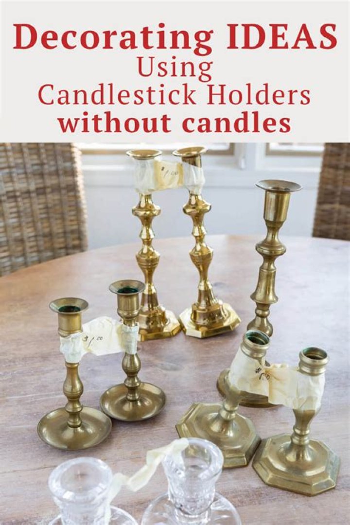 What to do with old candles holders?