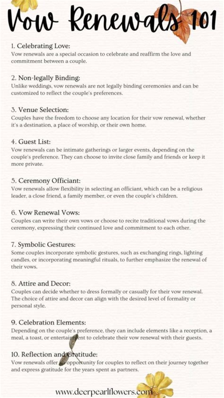 What to say when you renew your vows?