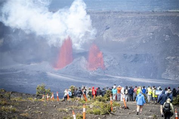 What volcano recently erupted in 2020?