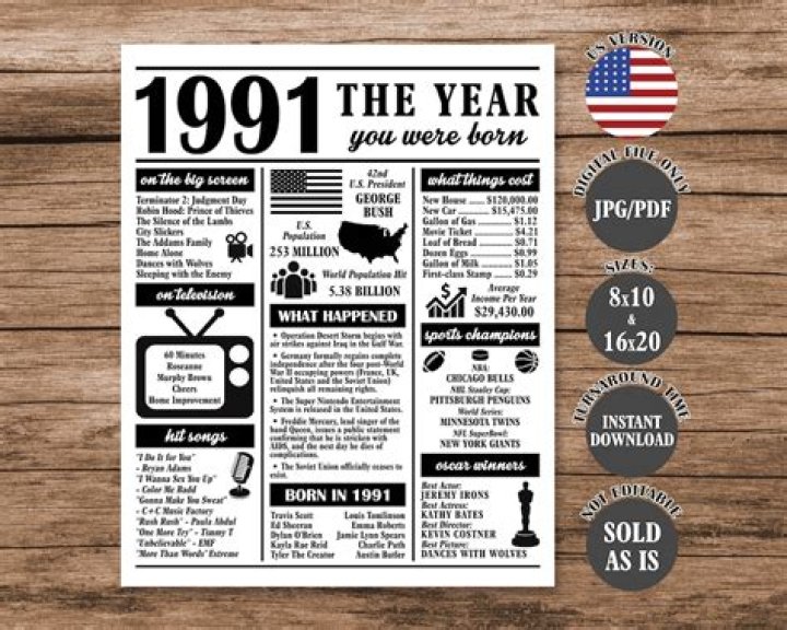 What was happening in the world in 1991?