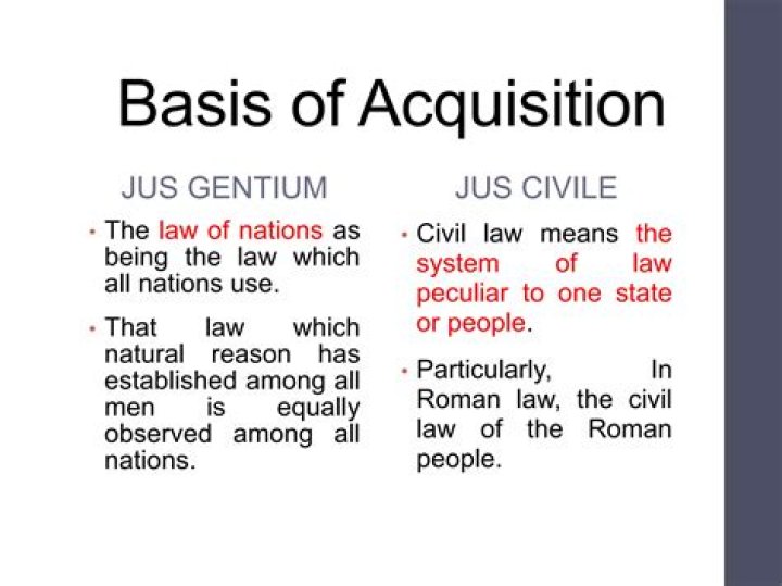 What was significant about the jus civile?