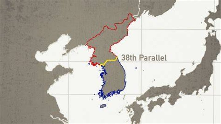 Where is the 38th parallel in Korea?