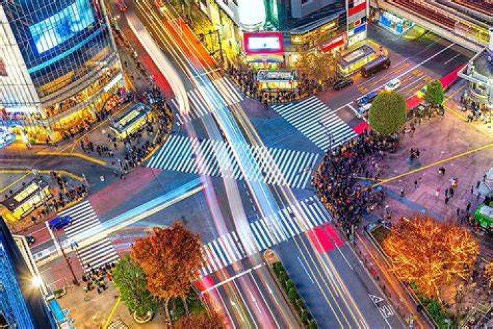 Where is the busiest intersection in the world?