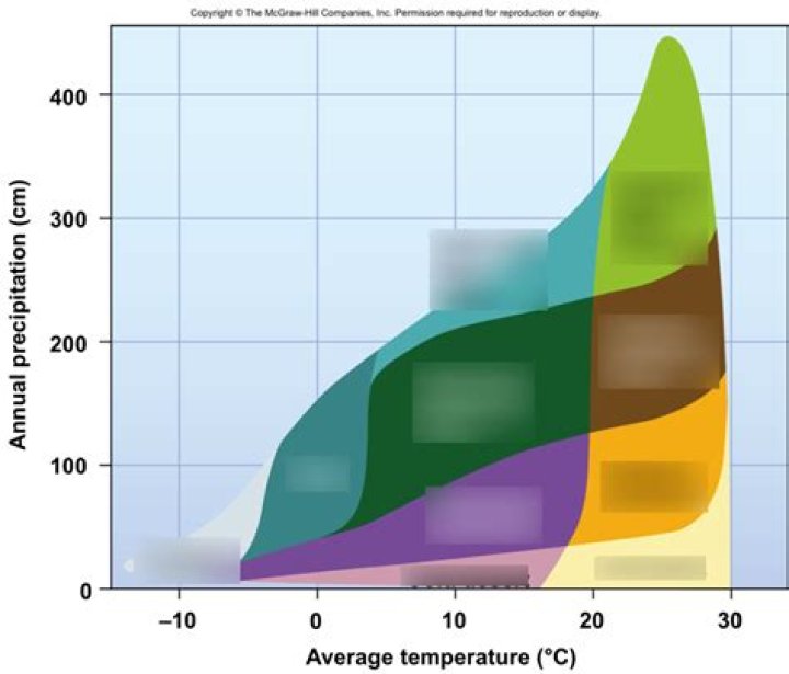 Which biome has the most extreme difference in temperature during the day?