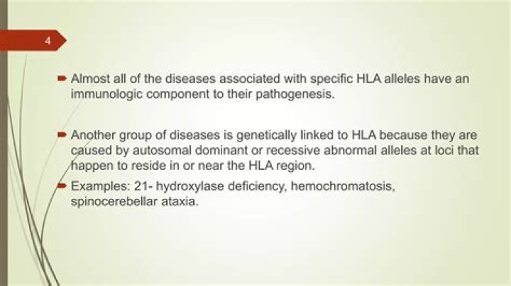 Which disease is associated with HLA genes?