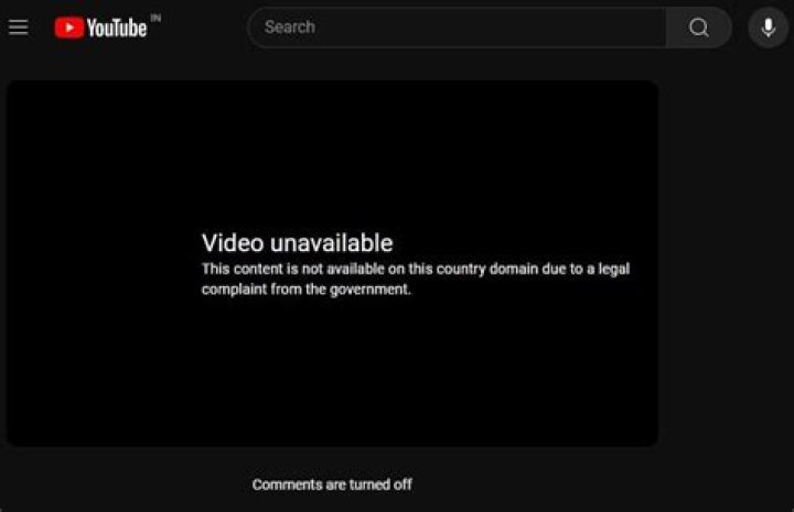 Why does MTV say sorry this video is not available?