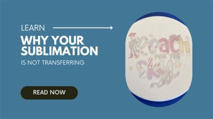 Why is my mug sublimation not working?
