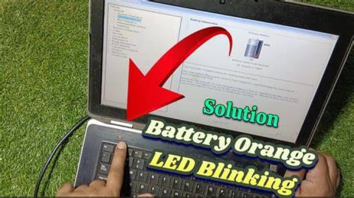 Why is my rechargeable battery blinking red?